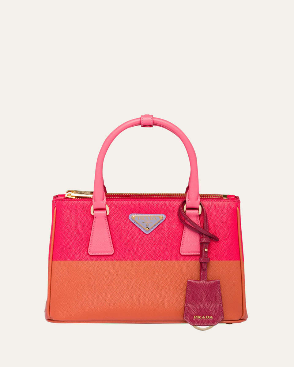 Galleria Small Colorblock Top-Handle Bag